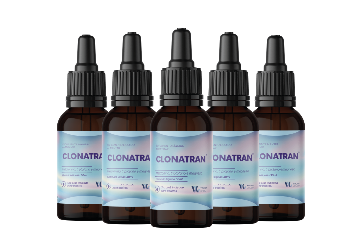 Pacote com 5 unidades de Clonatran